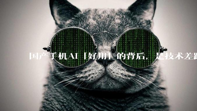 国产手机AI「好用」的背后，是技术差距还是文化差异？