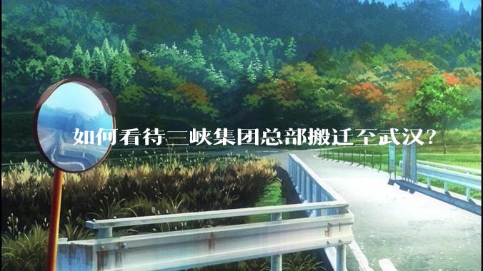 如何看待三峡集团总部搬迁至武汉？